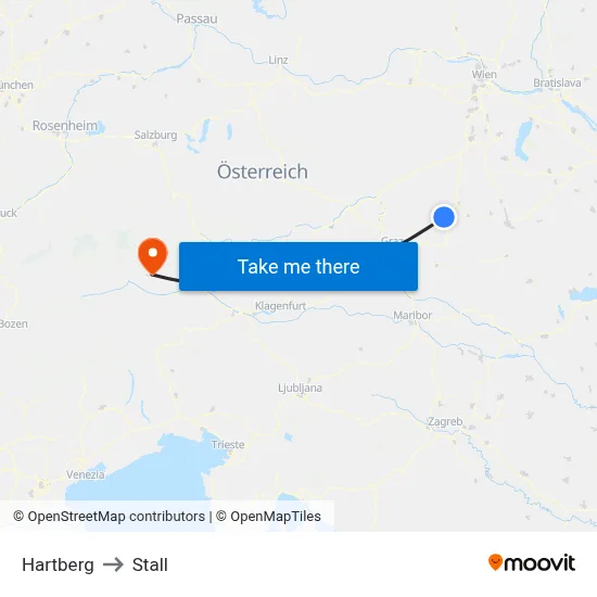 Hartberg to Stall map