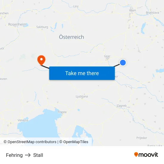 Fehring to Stall map