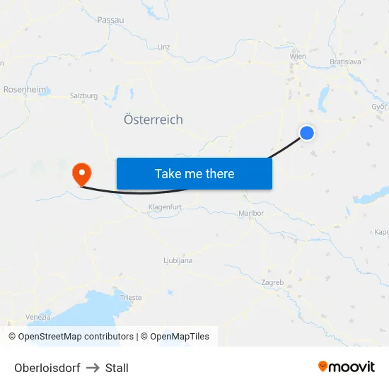 Oberloisdorf to Stall map