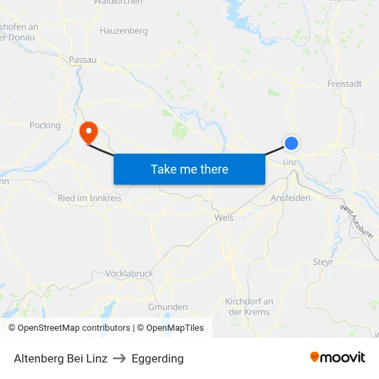 Altenberg Bei Linz to Eggerding map