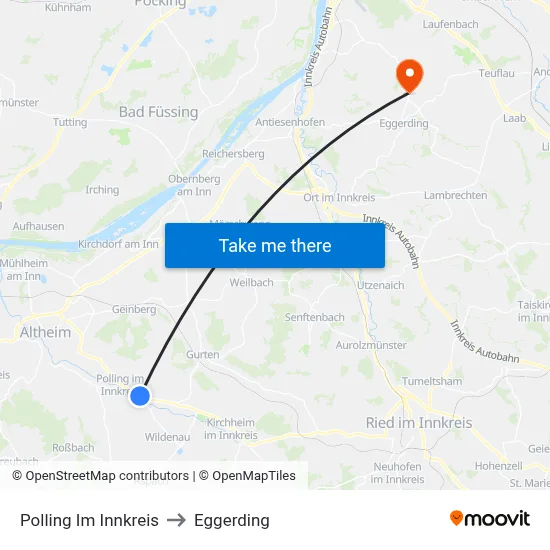 Polling Im Innkreis to Eggerding map