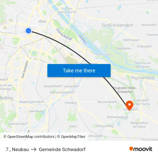7., Neubau to Gemeinde Schwadorf map