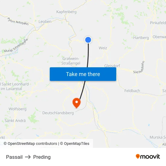 Passail to Preding map