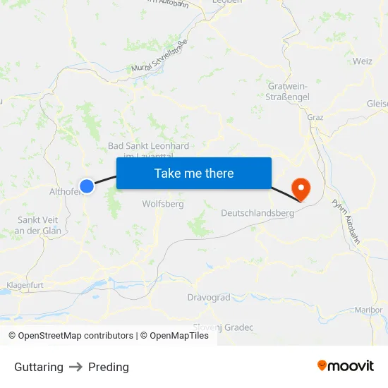 Guttaring to Preding map