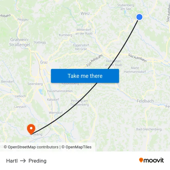 Hartl to Preding map