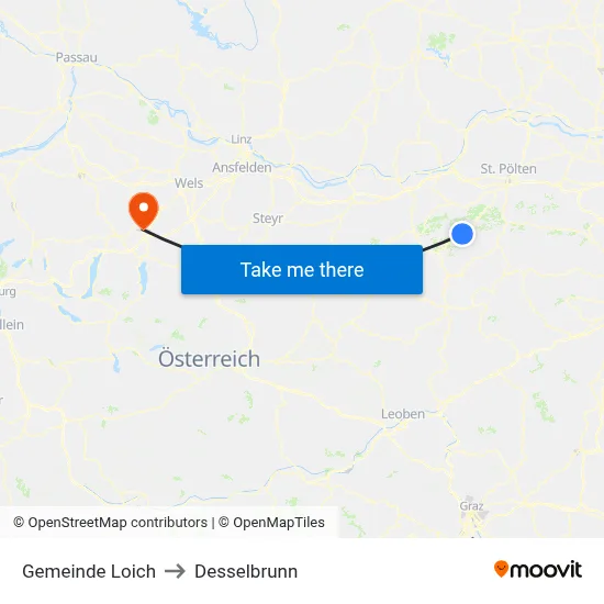 Gemeinde Loich to Desselbrunn map