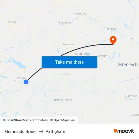 Gemeinde Brand to Pattigham map