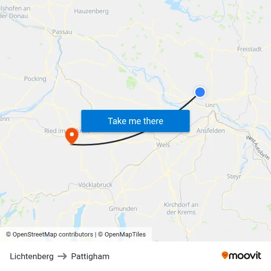 Lichtenberg to Pattigham map
