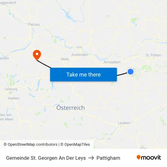 Gemeinde St. Georgen An Der Leys to Pattigham map