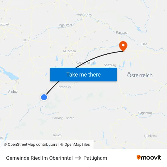 Gemeinde Ried Im Oberinntal to Pattigham map