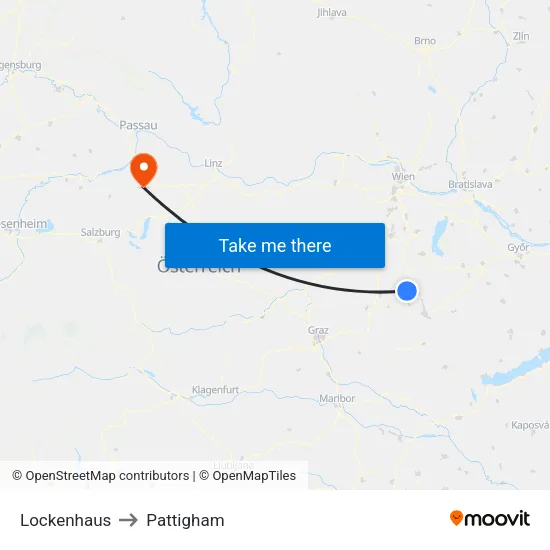 Lockenhaus to Pattigham map