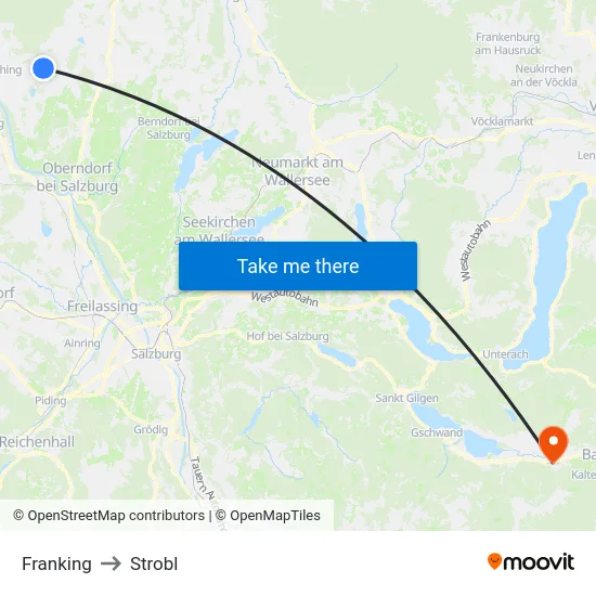 Franking to Strobl map