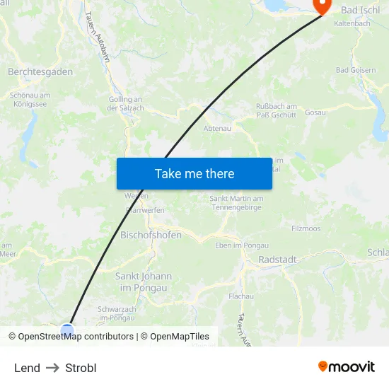 Lend to Strobl map