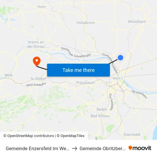 Gemeinde Enzersfeld Im Weinviertel to Gemeinde Obritzberg-Rust map