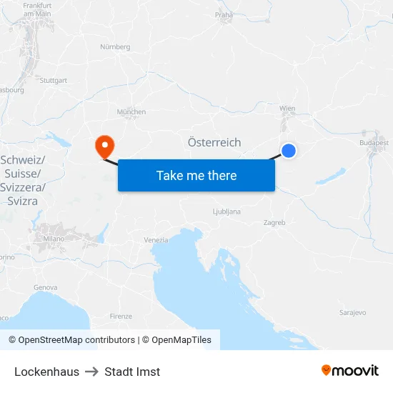 Lockenhaus to Stadt Imst map