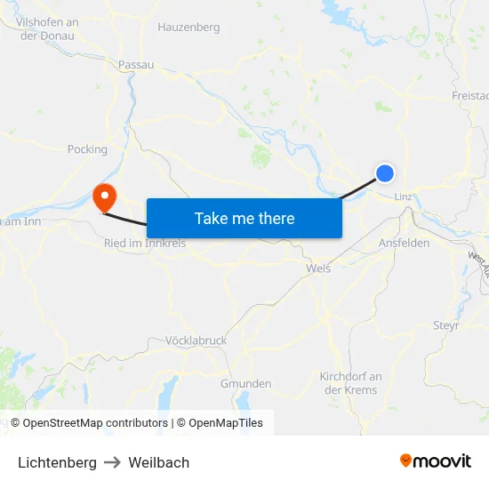 Lichtenberg to Weilbach map