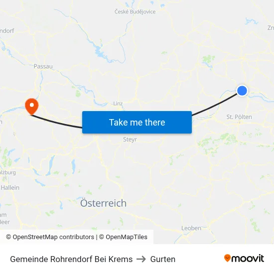 Gemeinde Rohrendorf Bei Krems to Gurten map