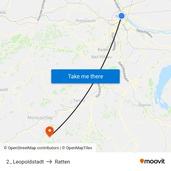 2., Leopoldstadt to Ratten map