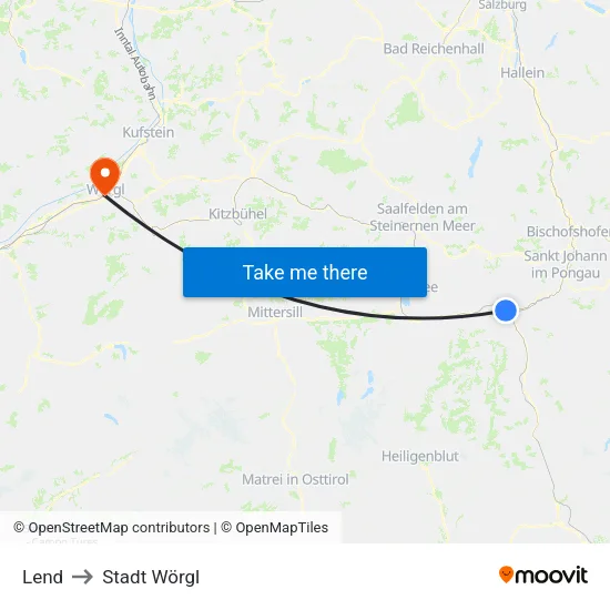 Lend to Stadt Wörgl map