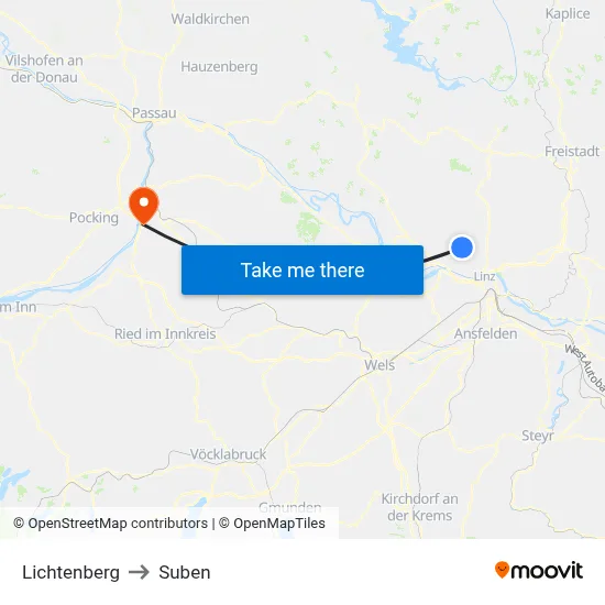Lichtenberg to Suben map