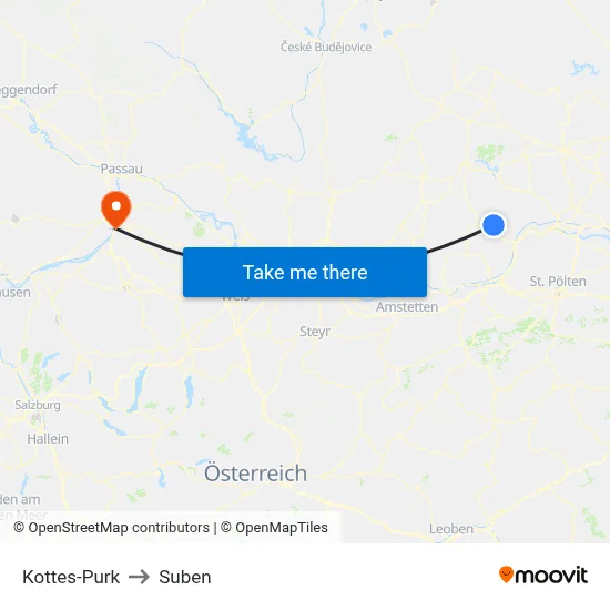 Kottes-Purk to Suben map