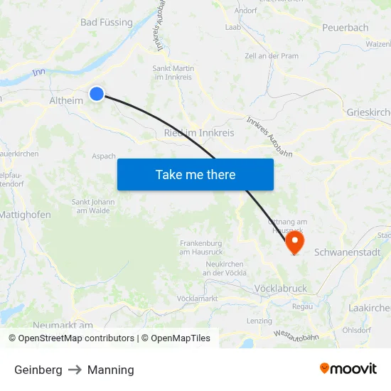 Geinberg to Manning map