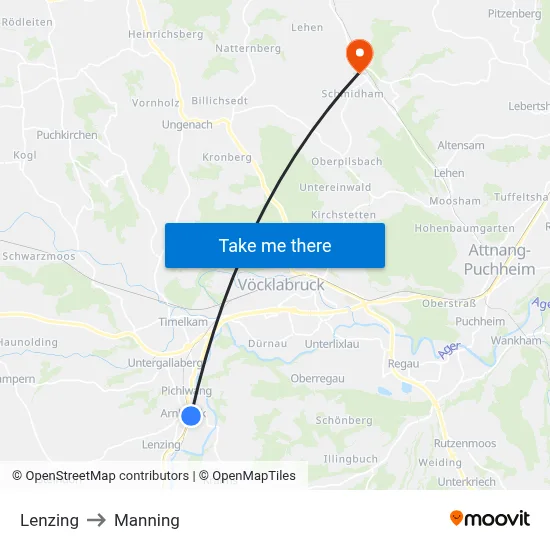 Lenzing to Manning map