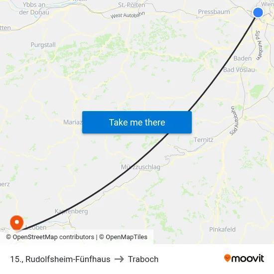 15., Rudolfsheim-Fünfhaus to Traboch map