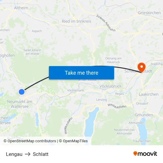 Lengau to Schlatt map