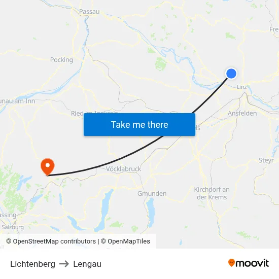 Lichtenberg to Lengau map