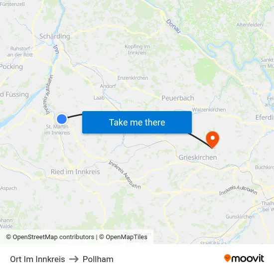 Ort Im Innkreis to Pollham map