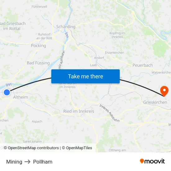 Mining to Pollham map