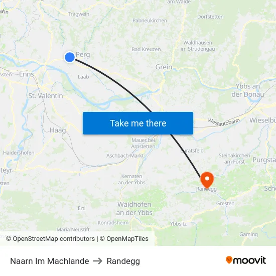 Naarn Im Machlande to Randegg map