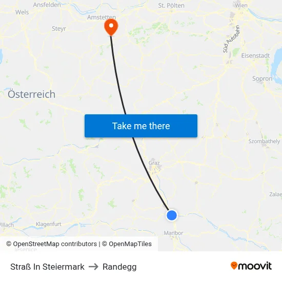 Straß In Steiermark to Randegg map