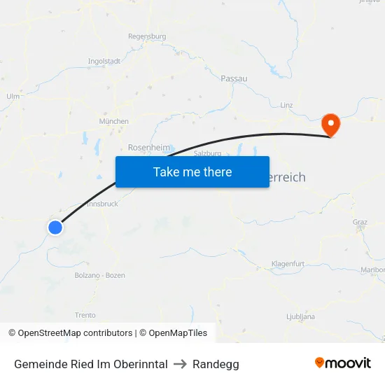 Gemeinde Ried Im Oberinntal to Randegg map