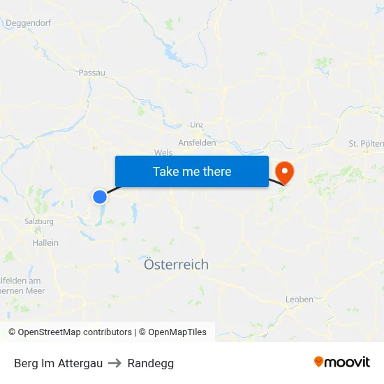 Berg Im Attergau to Randegg map