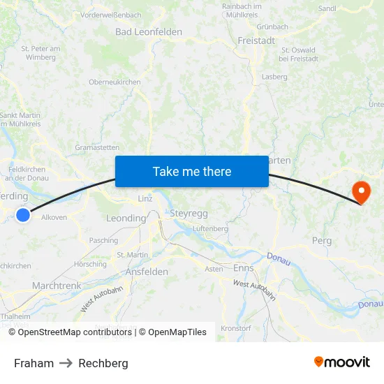 Fraham to Rechberg map