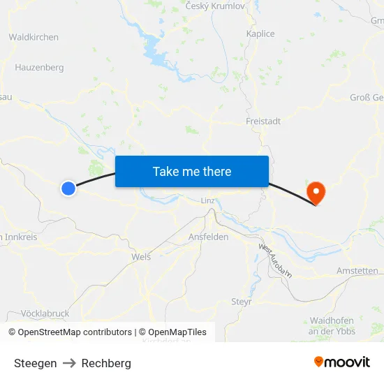 Steegen to Rechberg map