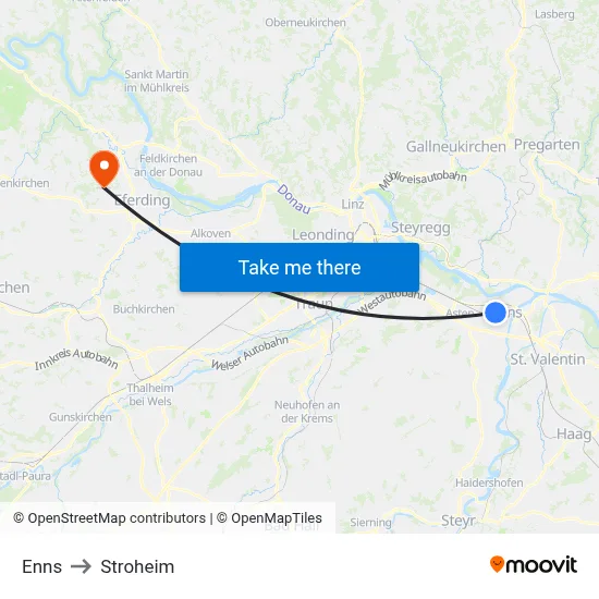 Enns to Stroheim map