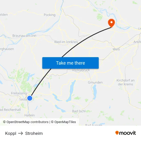 Koppl to Stroheim map