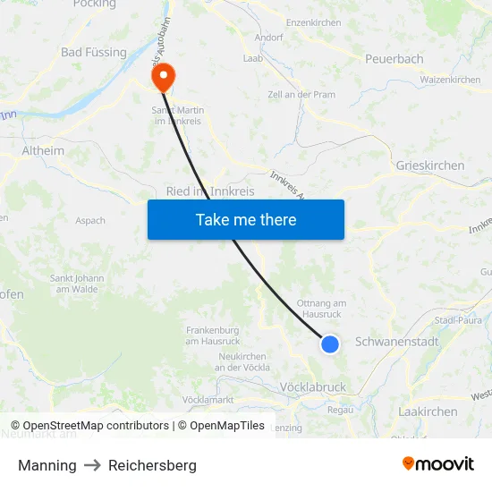 Manning to Reichersberg map