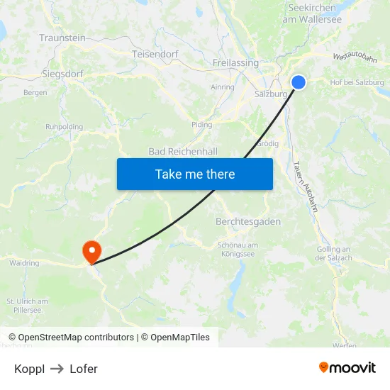 Koppl to Lofer map