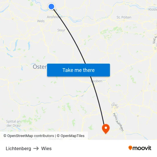 Lichtenberg to Wies map
