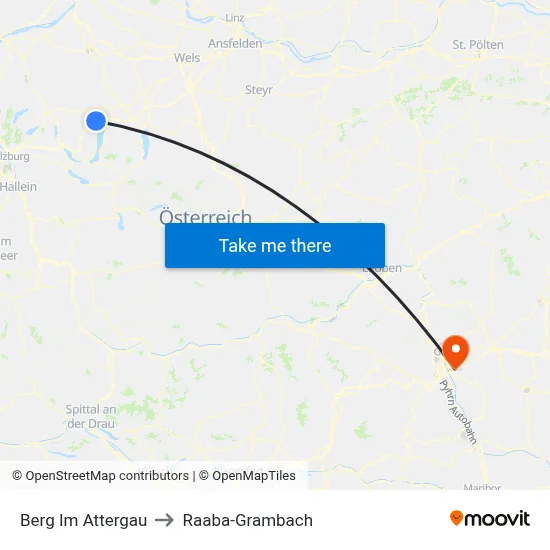 Berg Im Attergau to Raaba-Grambach map