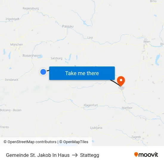 Gemeinde St. Jakob In Haus to Stattegg map