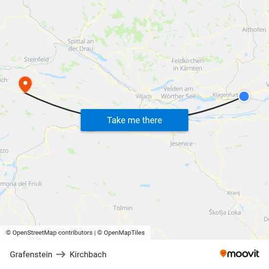 Grafenstein to Kirchbach map