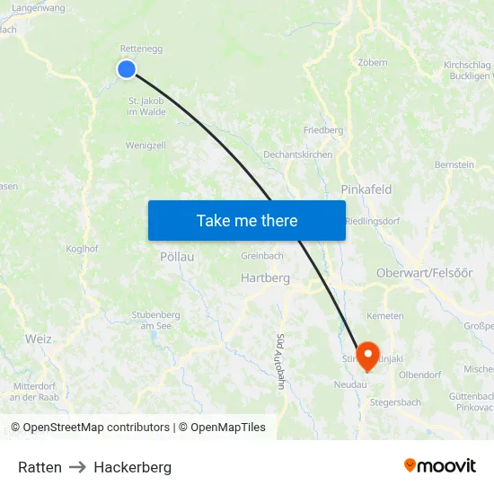 Ratten to Hackerberg map