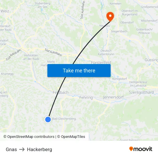 Gnas to Hackerberg map