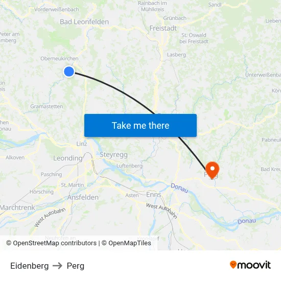Eidenberg to Perg map