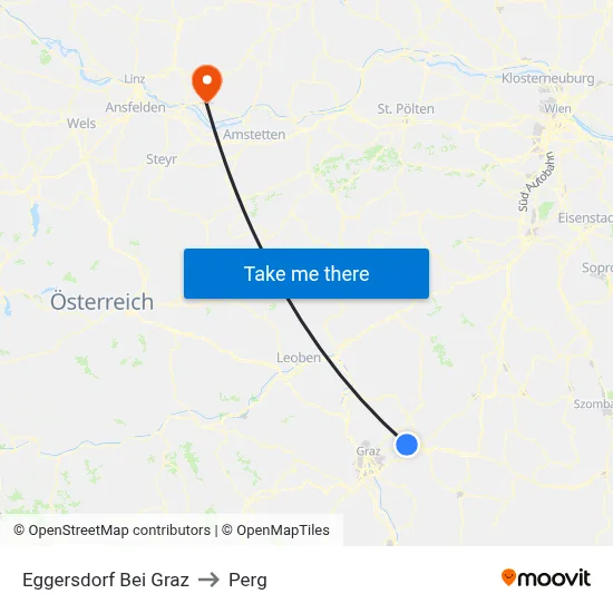 Eggersdorf Bei Graz to Perg map